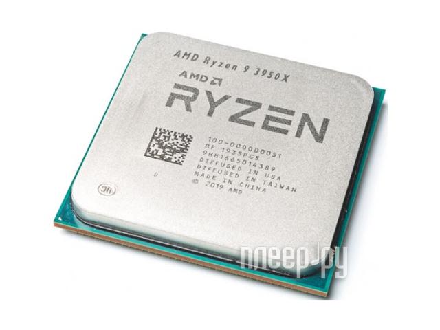 CPU Socket-AM4 AMD Ryzen 9 3950X (100-000000051) (3.5/4.7GHz, 16core, 8Mb L2, 64Mb L3, 105W) OEM