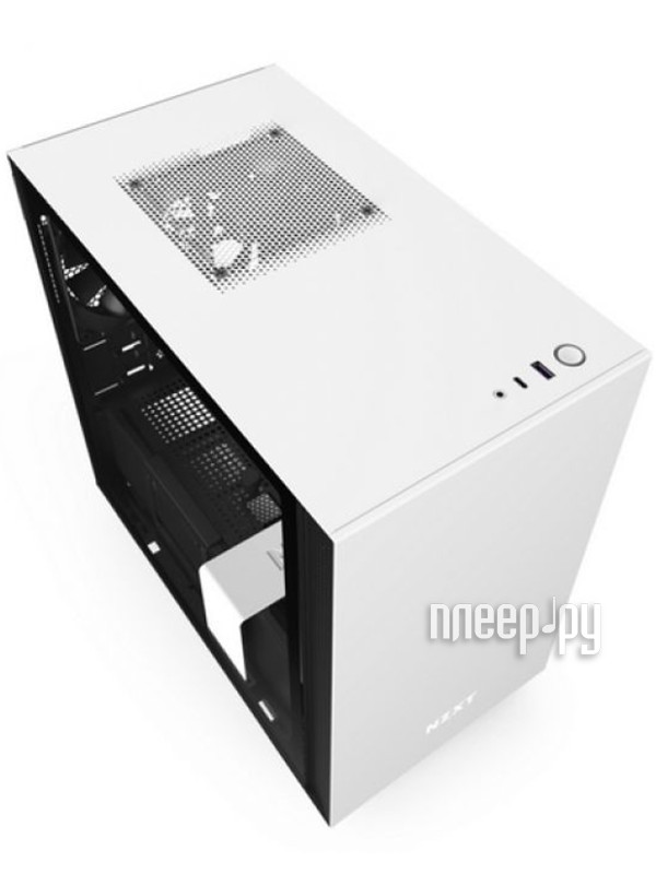 Корпус Mini-ITX NZXT H210 (CA-H210B-W1) без БП Black-White