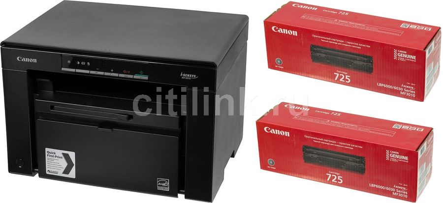CANON I-SENSYS MF 3010 в комплекте с картриджем 5252B004
