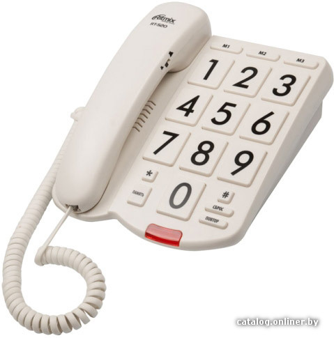 Телефон проводной RITMIX RT-520 Ivory RTL