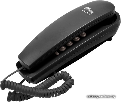 Телефон проводной RITMIX RT-005 Black RTL