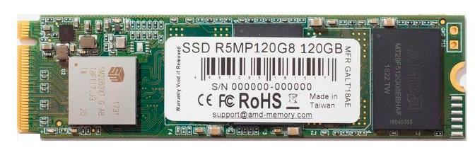 SSD M.2 AMD 120Gb Radeon R5 (R5MP120G8)