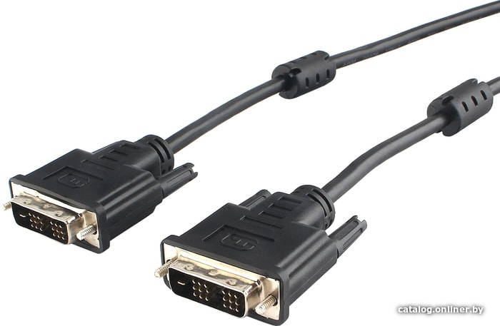 Кабель DVI-D single link Gembird, 1.8м (CC-DVIL-BK-6) 19M/19M, 1.8м, CCS, черный, экран, феррит.кольца, пакет