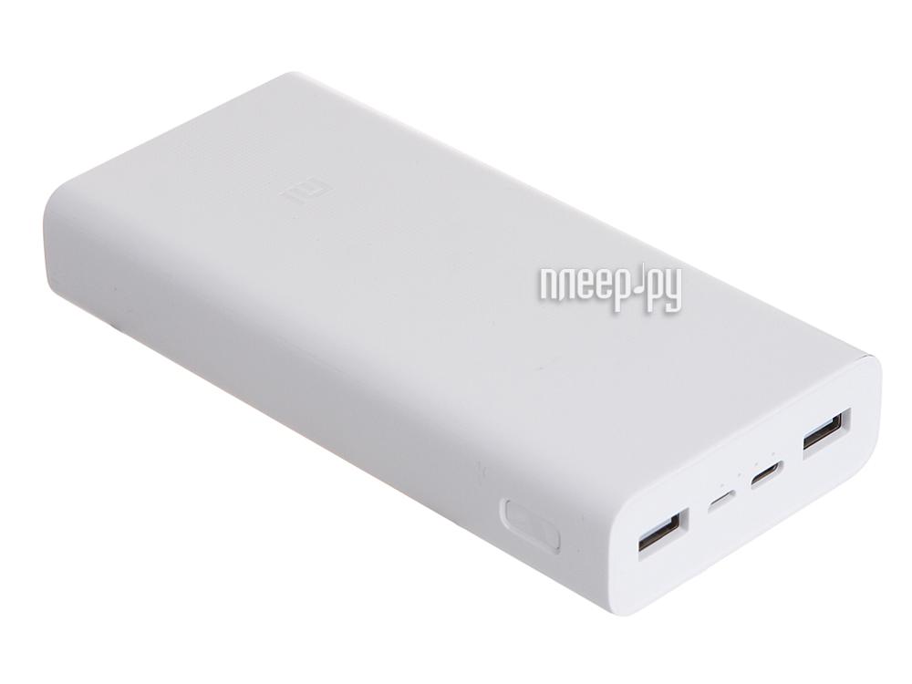 Портативное зарядное устройство Xiaomi Mi Power Bank 3 Type-C 20000mAh White