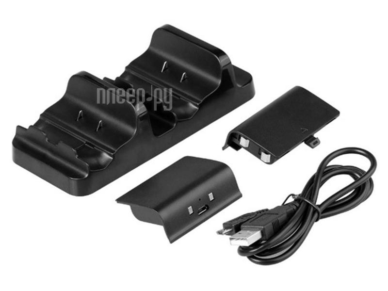 Зарядное устройство Dobe TYX-532S/X Dual Charging Stantion + Battery Pack 600mAh Black для Xbox One S