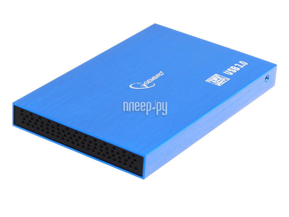 External case for HDD 2,5" Gembird EE2-U3S-56 Blue (2.5", SATA, USB3.0) RTL