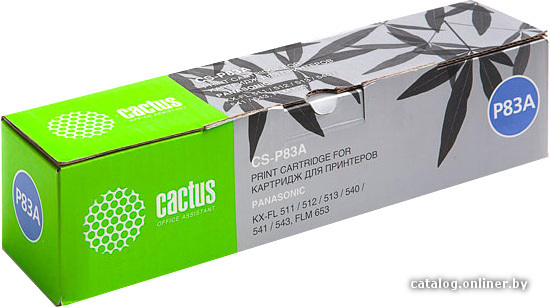 Картридж Cactus CS-P83A черный для Panasonic KX-FLM653RU/KX-FLM663RU/KX-FL513RU (2500стр.) CS-P83A