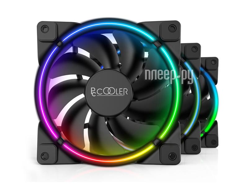 Вентилятор 120mm PCCooler CORONA FRGB KIT (3 IN 1)