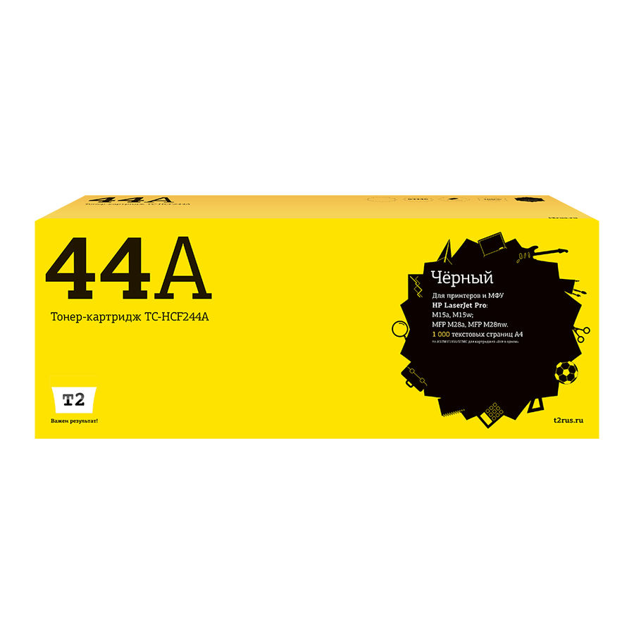 Картридж T2 TC-HCF244A, черный