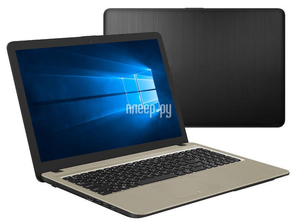Ноутбук ASUS VivoBook A540BA-DM683T 15.6" AMD A6 9225 2.6ГГц 4Гб 256Гб SSD AMD Radeon R4 Windows 10 черный 90NB0IY1-M09530