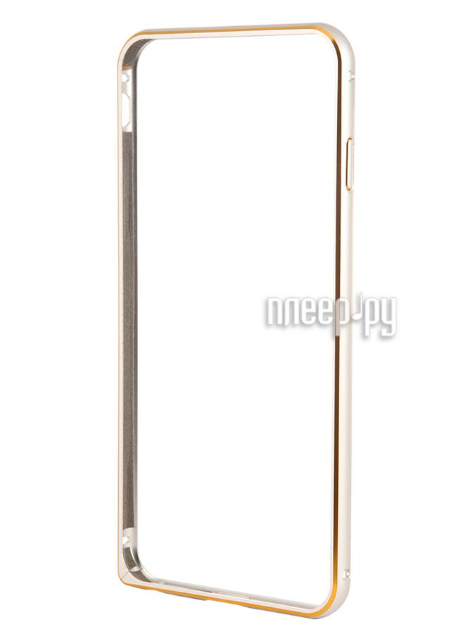 Чехол-бампер Ainy для APPLE iPhone 6 Plus Silver QC-A014Q