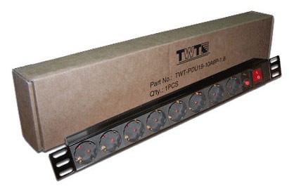 Блок розеток TWT TWT-PDU19-10A8P