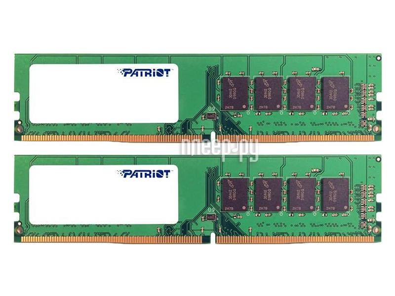 DDR4 16GB (2x8Gb) PC-21300 2666MHz Patriot (PSD416G2666K) CL19 1.2V