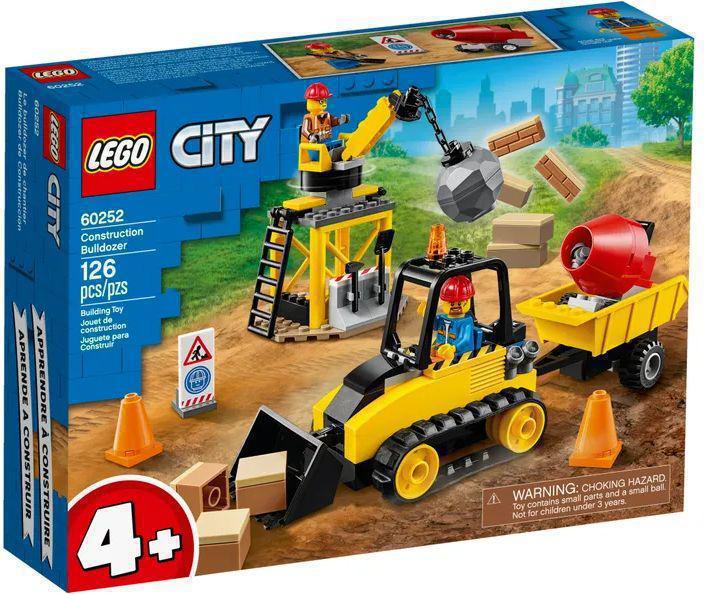 Конструктор Lego City Строительный бульдозер 60252