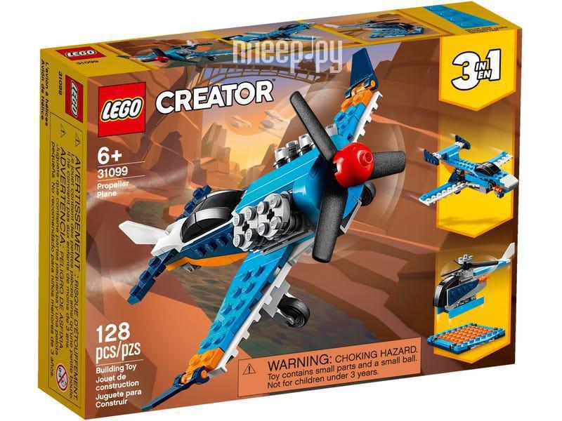 Конструктор Lego Creator Винтовой самолёт 31099