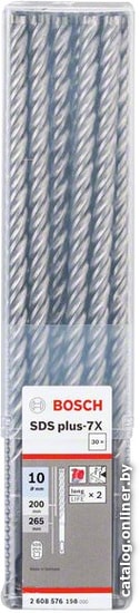 Бур Bosch SDS-plus 7X 10х200х265мм 2608576198