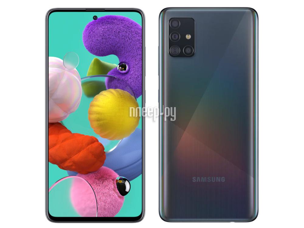 Смартфон Samsung Galaxy A51 SM-A515F SM-A515FZKCSER 6Gb/128Gb Black SM-A515FZKCSER