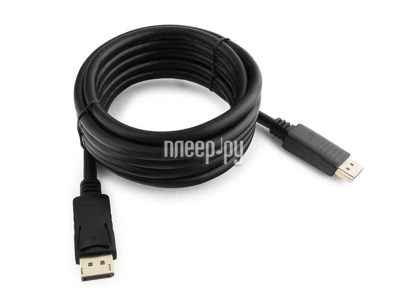 Кабель DisplayPort Gembird/Cablexpert CC-DP2-5M, 5.0м, 20M/20M, черный, экран, пакет