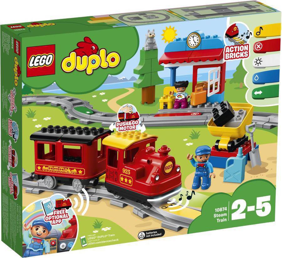 Конструктор Lego Duplo Поезд на паровой тяге 10874
