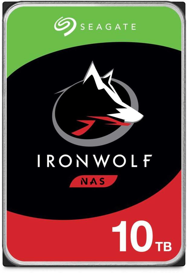 HDD 3.5" SATA-III Seagate 10TB IronWolf NAS (ST10000VN0008) 7200RPM 256Mb 6Gb/s