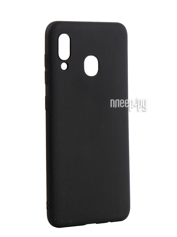Чехол Pero для Samsung Galaxy A20 Soft Touch Black CC01-A20B