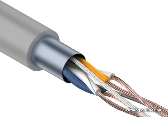 Кабель FTP REXANT (01-0125) CAT5e 2 пары (305м) 0.51 мм