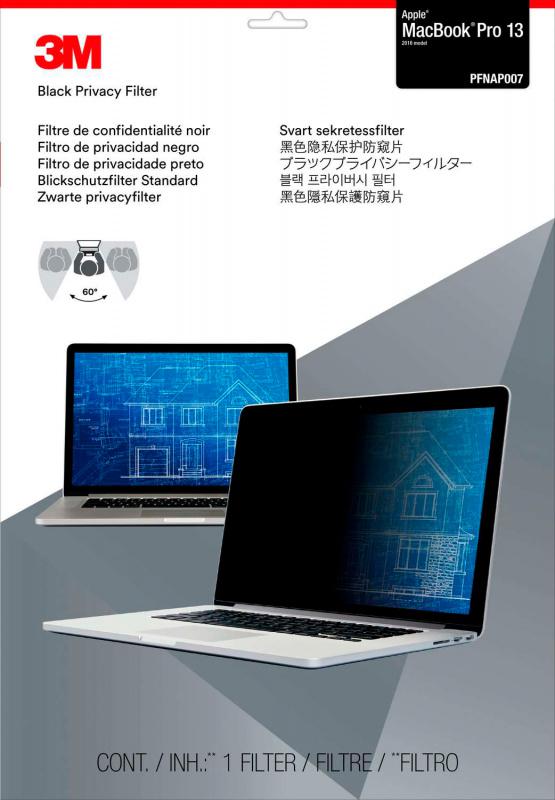 Экран защиты информации 3M PF133W9B для ноутбука 13.3" 16:9 черный (7100210598)