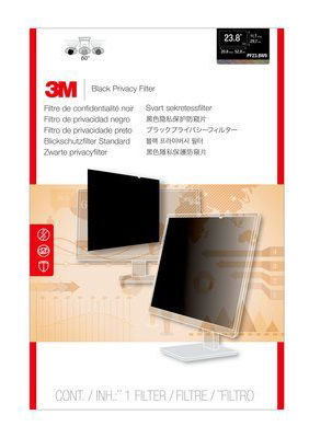 Экран защиты информации 3M PF238W9B для монитора 23.8" 16:9 черный (7100036576)