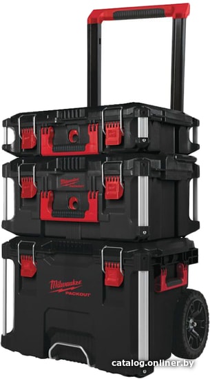 Набор ящиков Milwaukee на колесах PACKOUT 4932464244