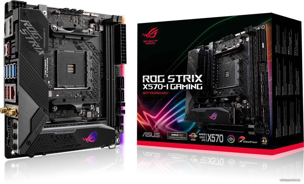 MB Asus ROG STRIX X570-I GAMING Soc-AM4 AMD X570 ATX RTL