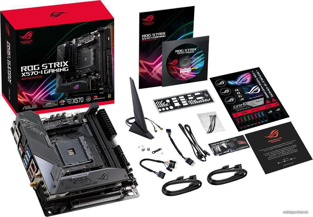 MB Asus ROG STRIX X570-I GAMING Soc-AM4 AMD X570 ATX RTL