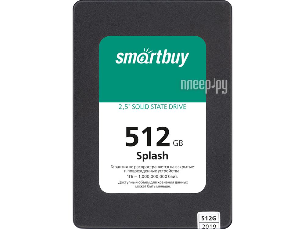 SSD 2,5" SATA-III SmartBuy 512Gb Splash 2019 (SBSSD-512GT-MX902-25S3)