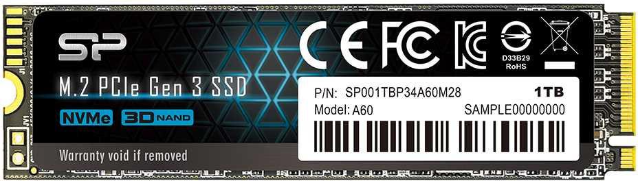 SSD M.2 Silicon Power 1Tb P34A60 (SP001TBP34A60M28)
