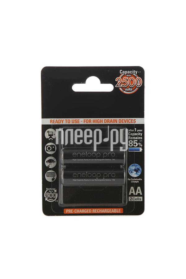 Аккумулятор Panasonic Eneloop Pro (BK-3HCDE/2BE) AA 2500mAh 2шт