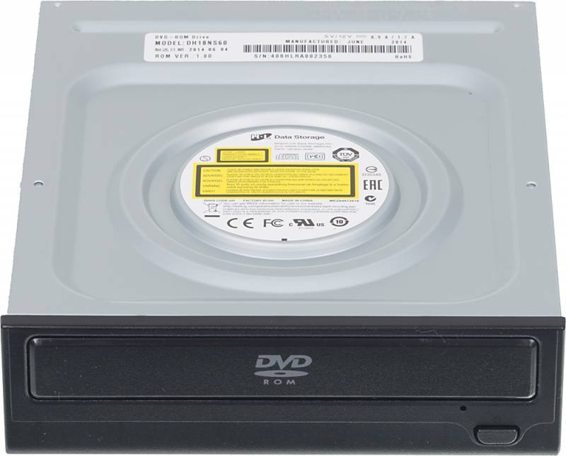 Привод DVD-ROM SATA LG DH18NS61 (Black) OEM