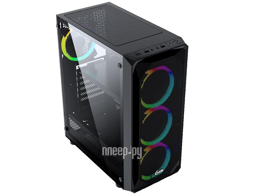 Корпус ATX Без БП Powercase Mistral Z4 Mesh RGB, Tempered Glass Black (CMIZB-R4)