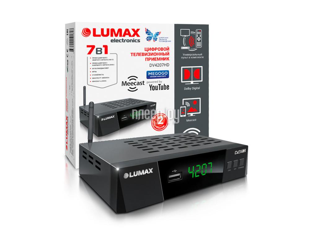 Ресивер DVB-T2 LUMAX DV4207HD