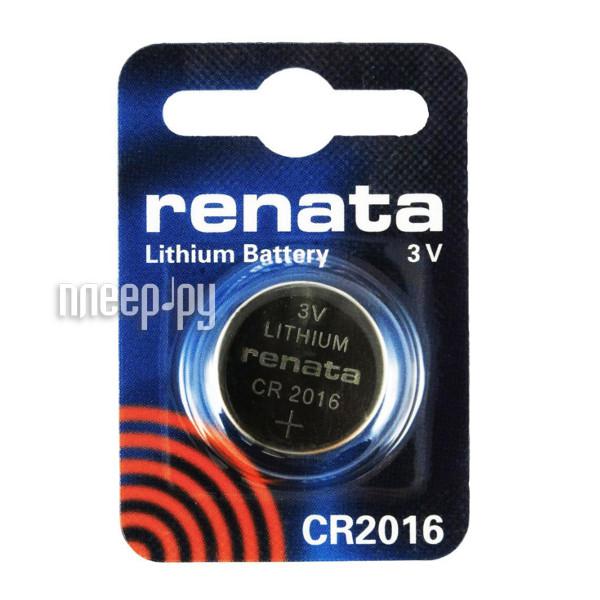Батарейка CR2016 - Renata (1 штука)