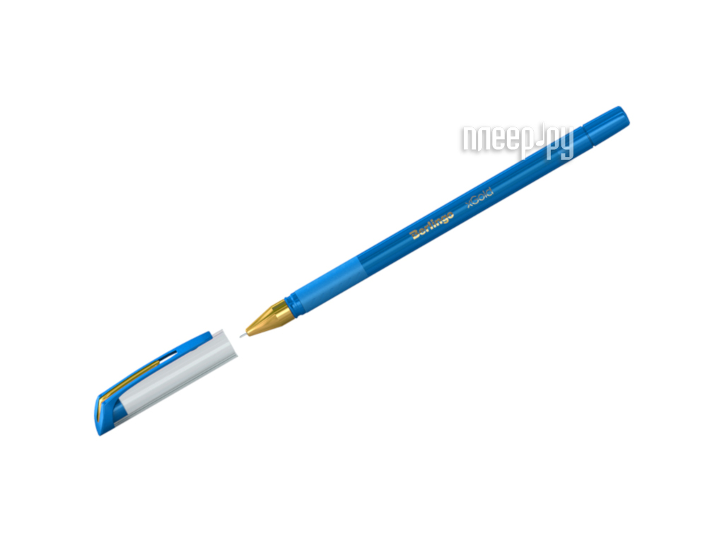Ручка шариковая Berlingo xGold корпус Light Blue, стержень Light Blue Cbp_07506