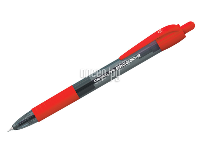 Ручка шариковая автоматическая Berlingo Classic Pro Red CBm_70924