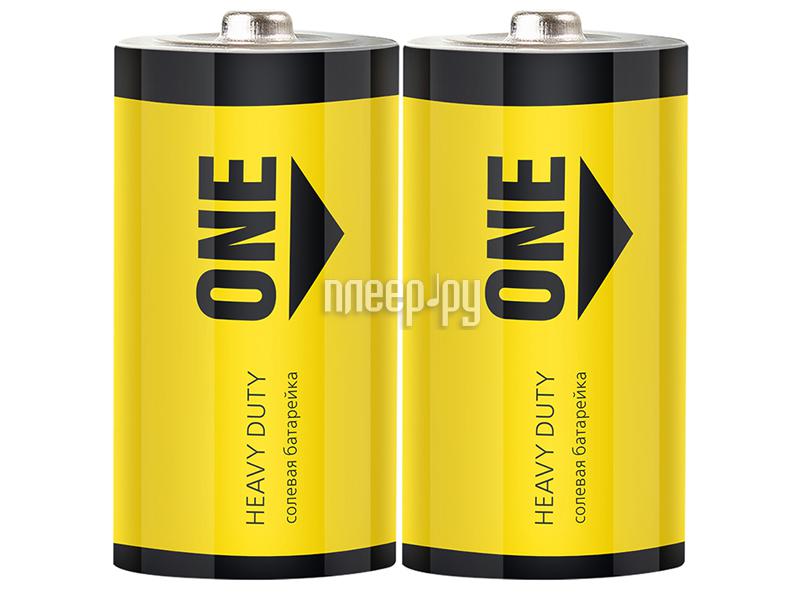 Батарейка D - SmartBuy One R20 SOBZ-D02S-Eco (2 штуки)