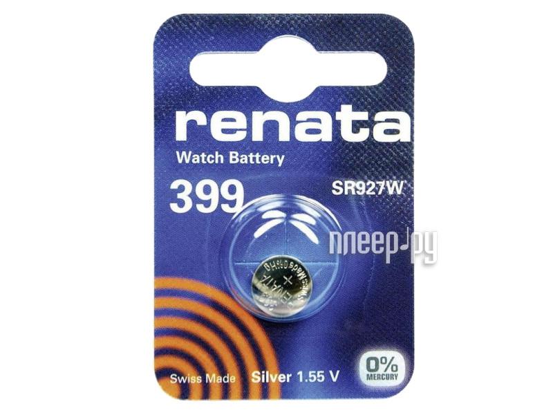 Батарейка R399 - Renata SR927W (1 штука)