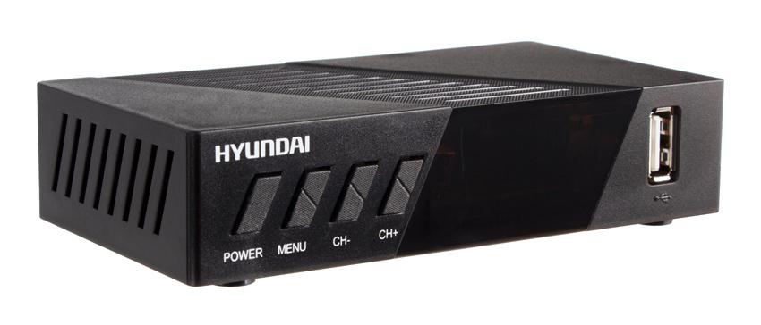 Ресивер DVB-T2 Hyundai H-DVB420 черный