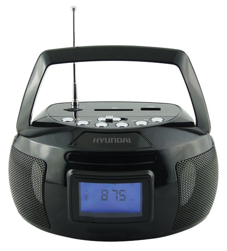 Аудиомагнитола Hyundai H-PAS140 черный