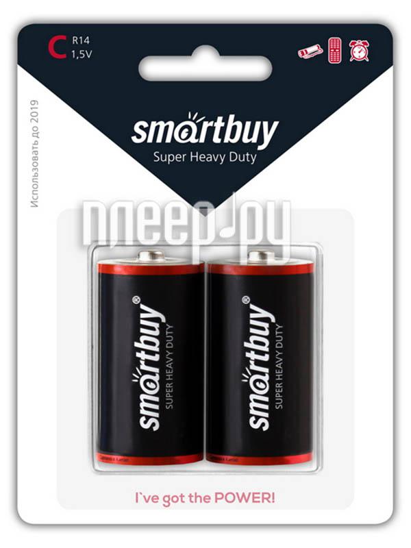 Батарейка C - SmartBuy R14 SBBZ-C02B (2 штуки)