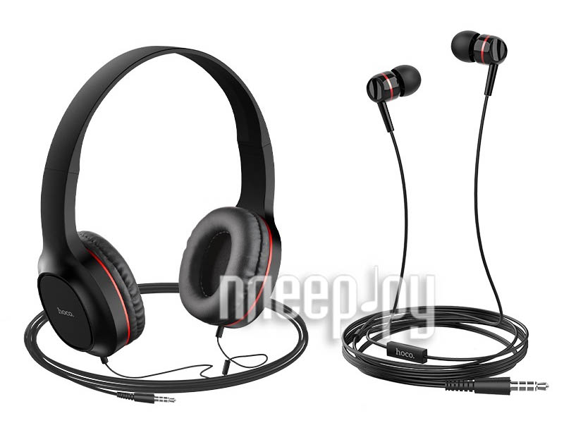 Гарнитура Hoco W24 Enlighten Set Red