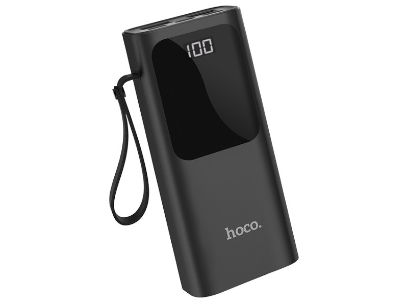 Портативное зарядное устройство Hoco J41 Treasure 10000mAh Black
