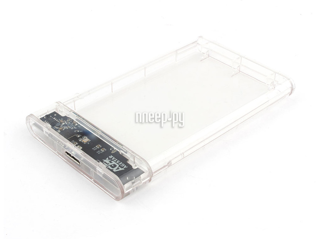 External case for HDD 2,5" AgeStar 3UB2P4 TRANSPARENCY RTL