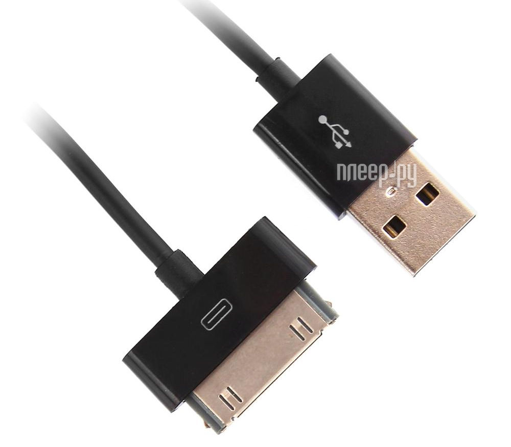Кабель Rexant USB для iPhone 4 / 4S 1m Black 18-1124