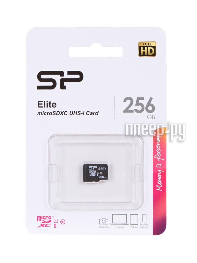 Micro SD 256Gb Silicon Power Class 10 Elite (SP256GBSTXBU1V10) RTL